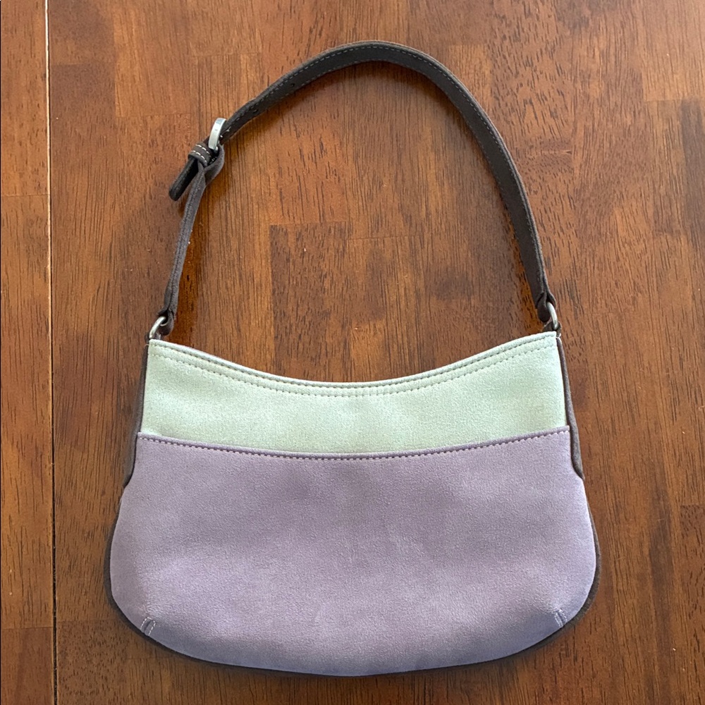 Liz Claiborne Mint and Lavender Shoulder Bag